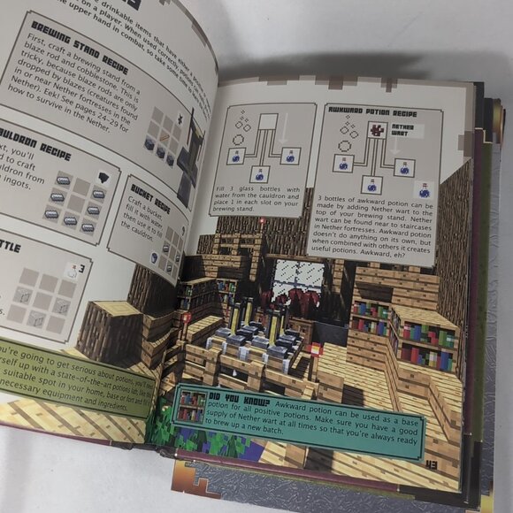 Minecraft 5 Lot Handbook Minecrafters Combat Redstone Essentials Ultimate Secret - Picture 16 of 16